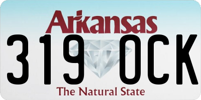AR license plate 319OCK