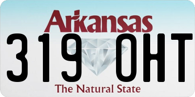 AR license plate 319OHT