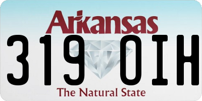 AR license plate 319OIH