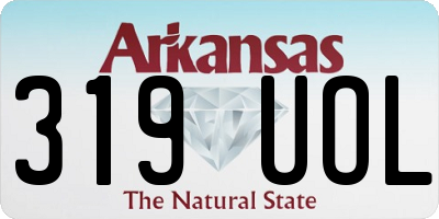 AR license plate 319UOL
