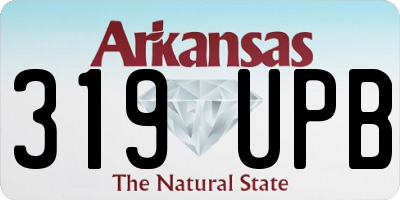 AR license plate 319UPB