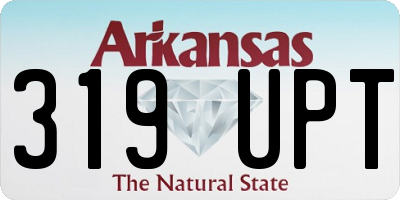 AR license plate 319UPT
