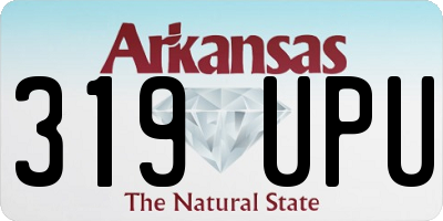 AR license plate 319UPU