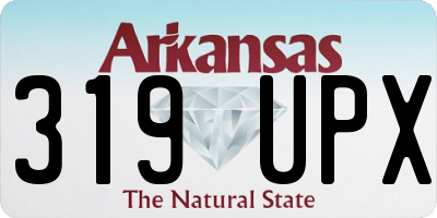 AR license plate 319UPX