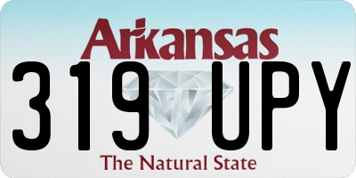 AR license plate 319UPY
