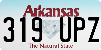 AR license plate 319UPZ