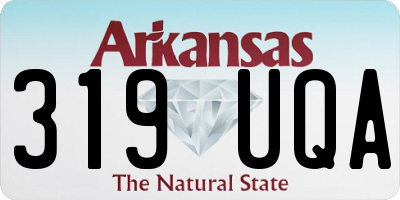 AR license plate 319UQA