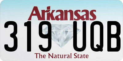 AR license plate 319UQB