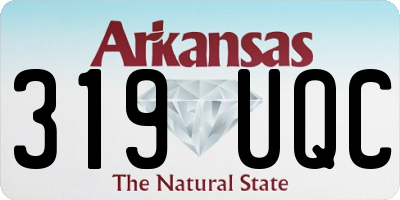 AR license plate 319UQC