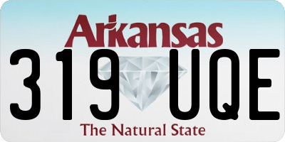 AR license plate 319UQE