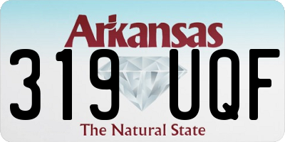 AR license plate 319UQF