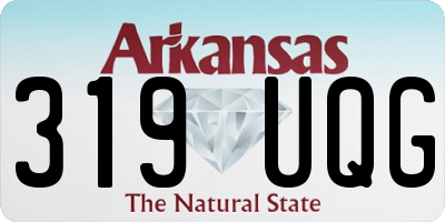 AR license plate 319UQG