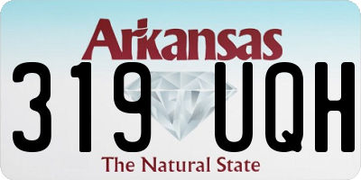 AR license plate 319UQH