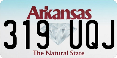 AR license plate 319UQJ