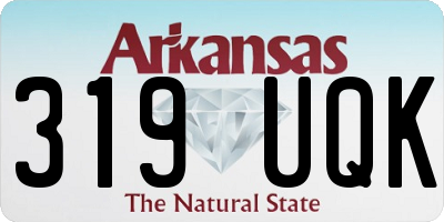AR license plate 319UQK