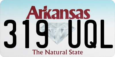 AR license plate 319UQL