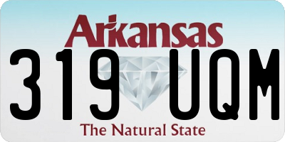 AR license plate 319UQM