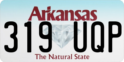 AR license plate 319UQP