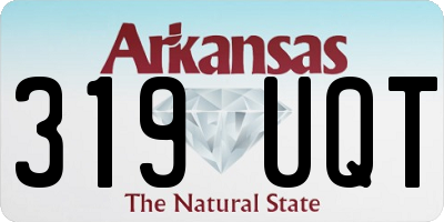 AR license plate 319UQT