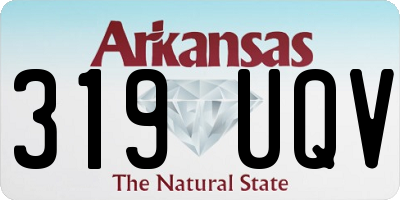 AR license plate 319UQV