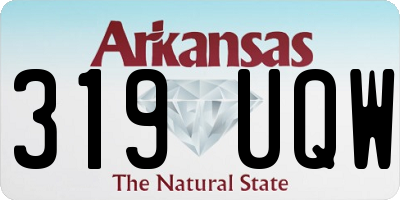 AR license plate 319UQW