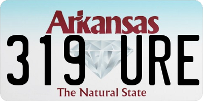 AR license plate 319URE