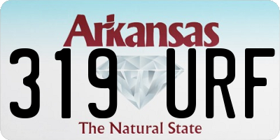 AR license plate 319URF