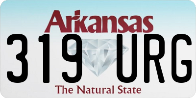AR license plate 319URG
