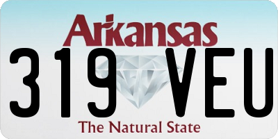 AR license plate 319VEU