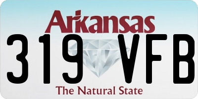 AR license plate 319VFB