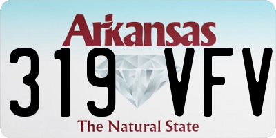 AR license plate 319VFV