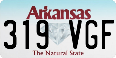 AR license plate 319VGF