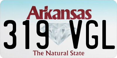 AR license plate 319VGL