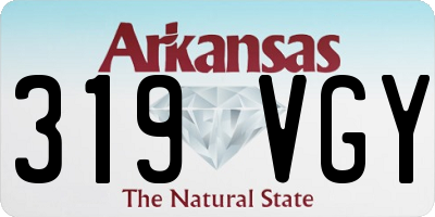 AR license plate 319VGY