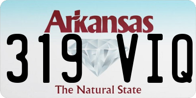 AR license plate 319VIQ