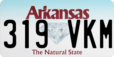 AR license plate 319VKM