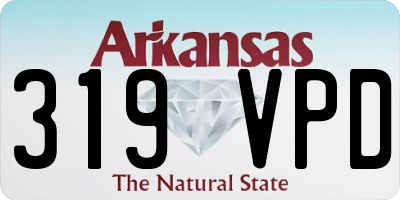 AR license plate 319VPD