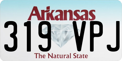 AR license plate 319VPJ