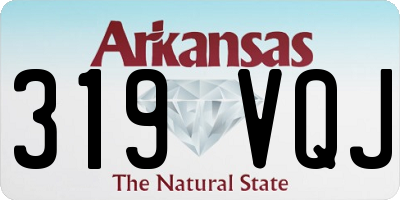 AR license plate 319VQJ