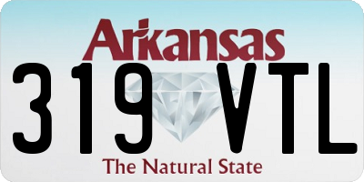 AR license plate 319VTL