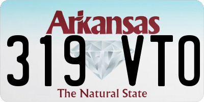 AR license plate 319VTO