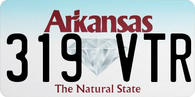 AR license plate 319VTR