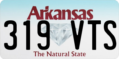 AR license plate 319VTS