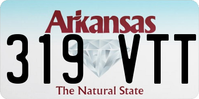 AR license plate 319VTT