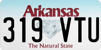 AR license plate 319VTU
