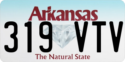 AR license plate 319VTV