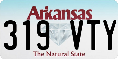AR license plate 319VTY