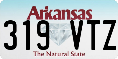 AR license plate 319VTZ
