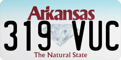 AR license plate 319VUC
