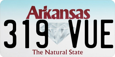 AR license plate 319VUE
